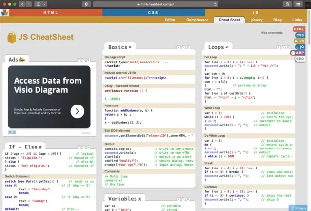 JS CheatSheet