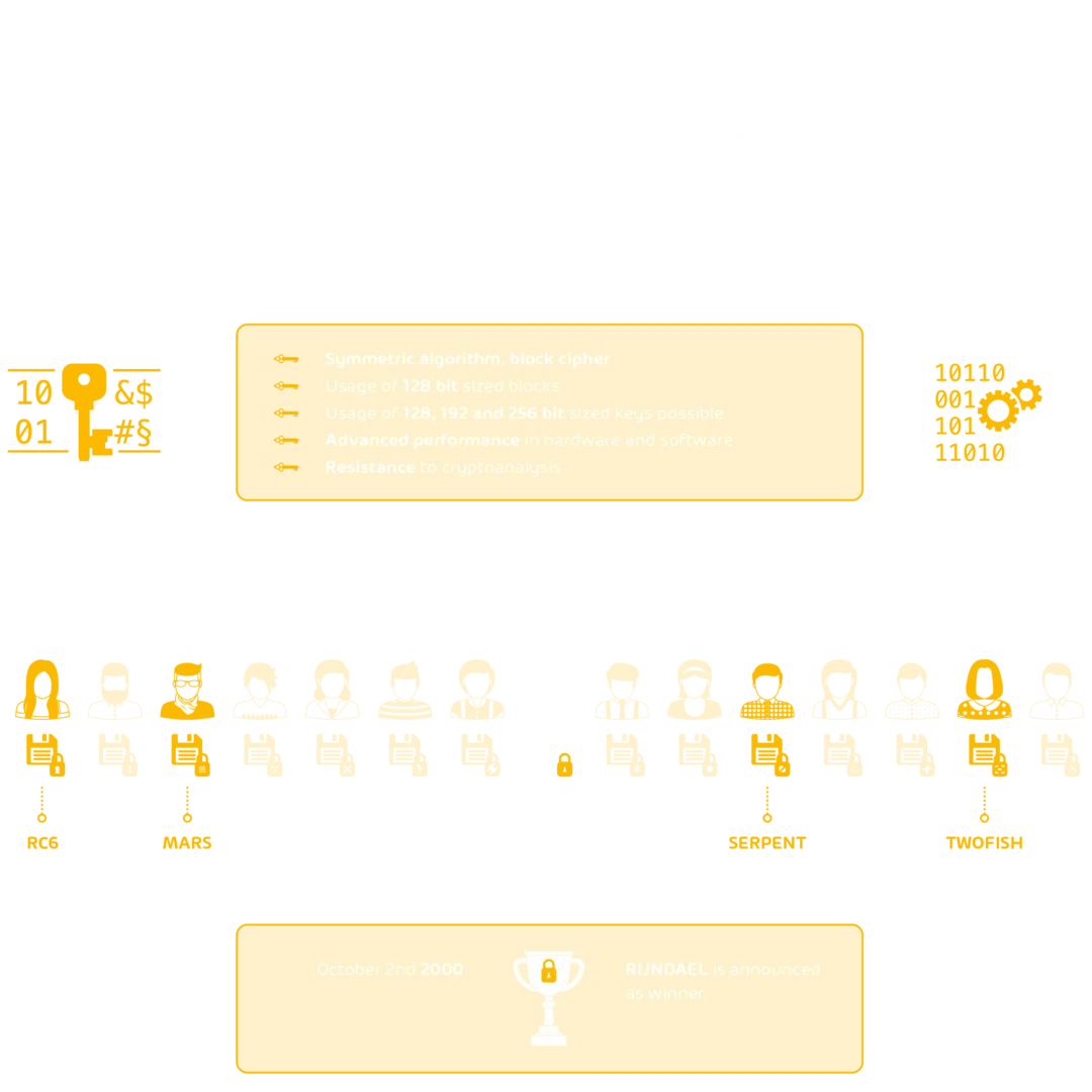 advanced encryption graphic