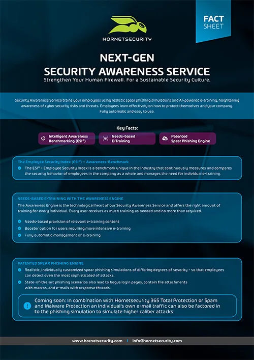 Fact Sheet SAS