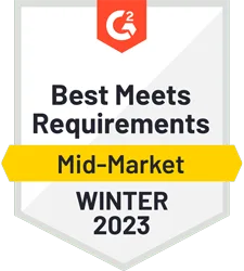 G2 - SaaS Backup Best Meets Requirements Mid Market