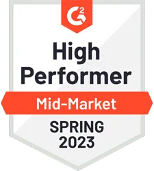 G2 - High Performer, Mid Market, VM Backup