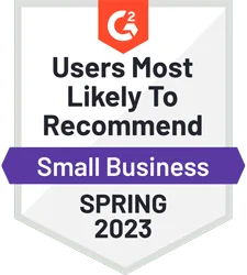 G2 - Users Most Likely to Recommend, Small Business, VMB for MSP