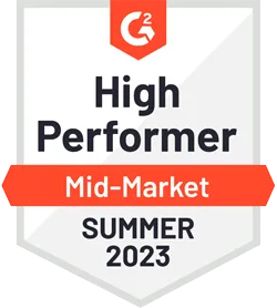 G2 - High Performer, Mid Market, VM Backup