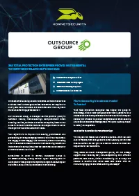 Outsource Group & Hornetsecurity Case Study