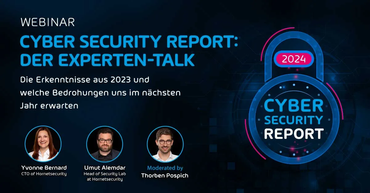 Cyber Security Report 2024 - Der Experten-Talk