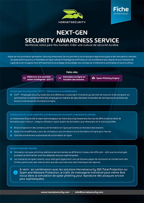 Fiche d’information SAS