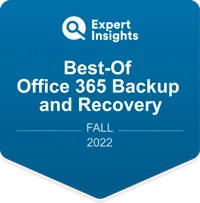 Expert Insights - Best Of Office 365 Backup and Recovery Award