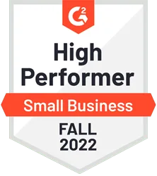 G2 - High Performer Small Business