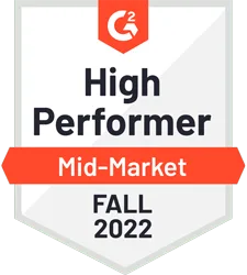 G2 - High Performer Mid Market