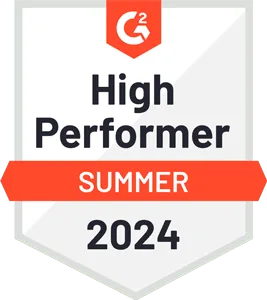 G2 Summer Award 2024 : High Performer