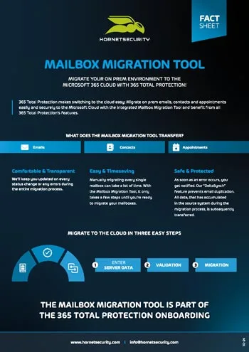 Fact Sheet Mailbox Migration Tool Cover