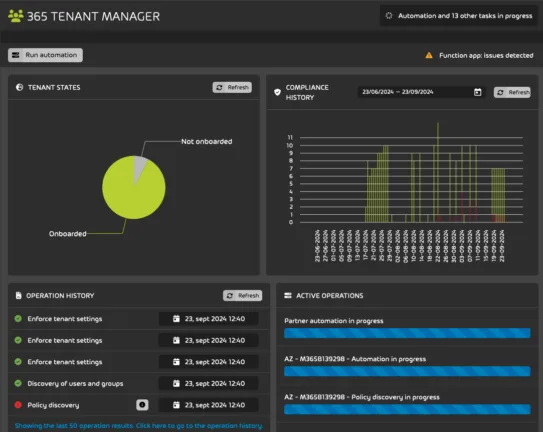 Panoramica di 365 Multi-Tenant Manager EN