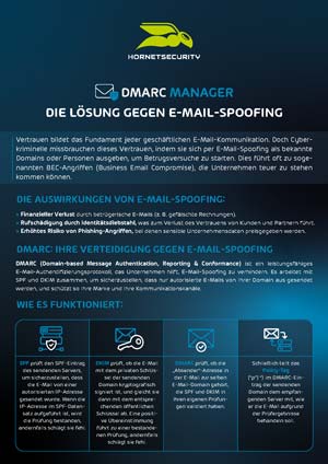 DMARC Manager: Die Lösung gegen E-Mail-Spoofing