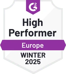 G2 Winter Awards 2025 : High Performer in Europe, 365 Total Backup