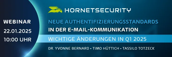 Webinar: Neue Authentifizierungsstandards in der E-Mail-Kommunikation