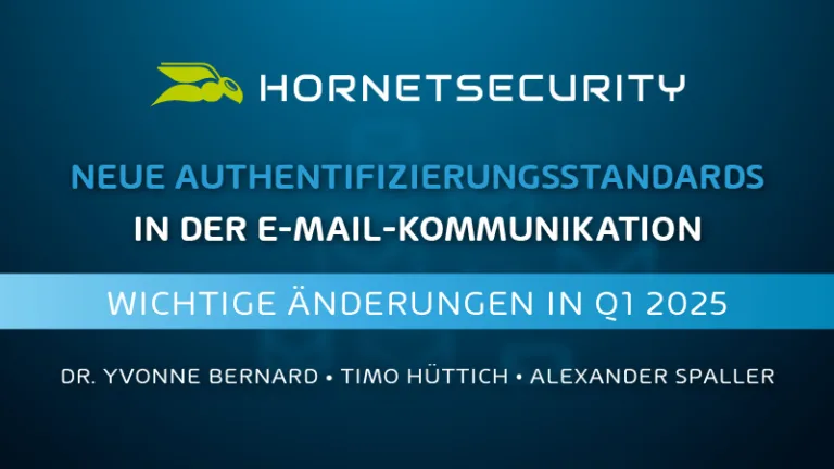 Neue Authentifizierungsstandards in der E-Mail-Kommunikation