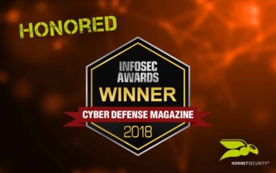 Hornetsecurity earns prestigious InfoSec “Cutting Edge Award” from Cyber Defense Magazine