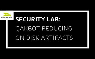 QakBot reducing its on disk artifacts