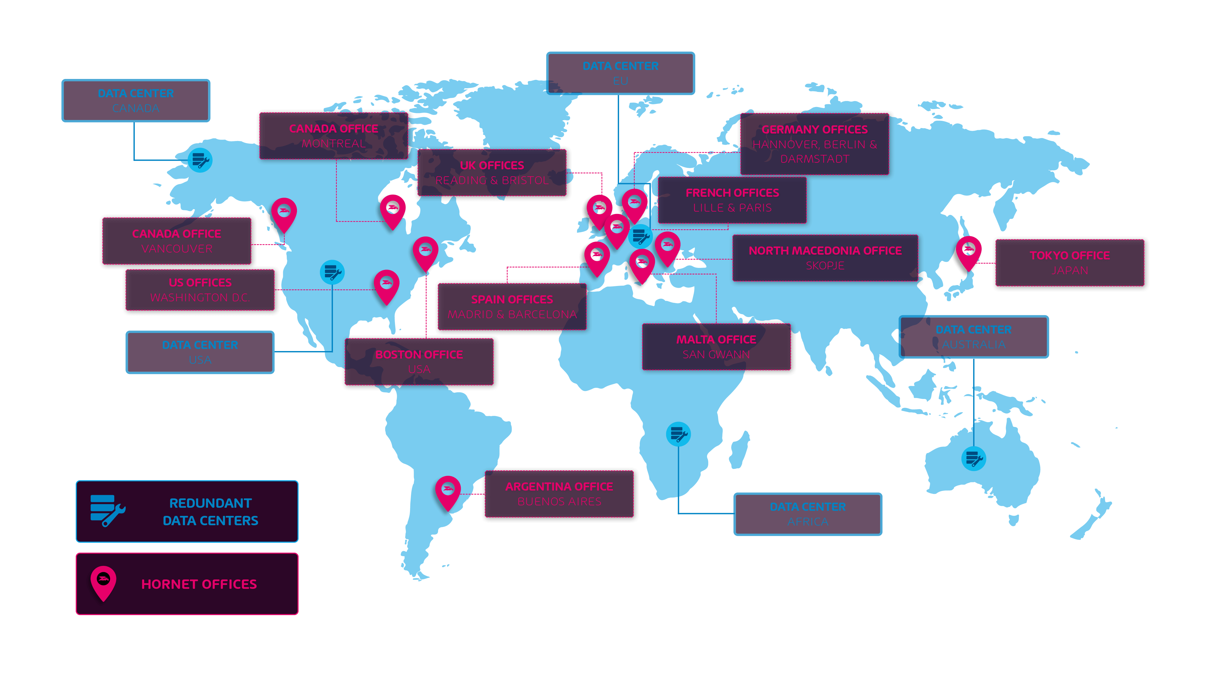 Hornetsecurity World Map