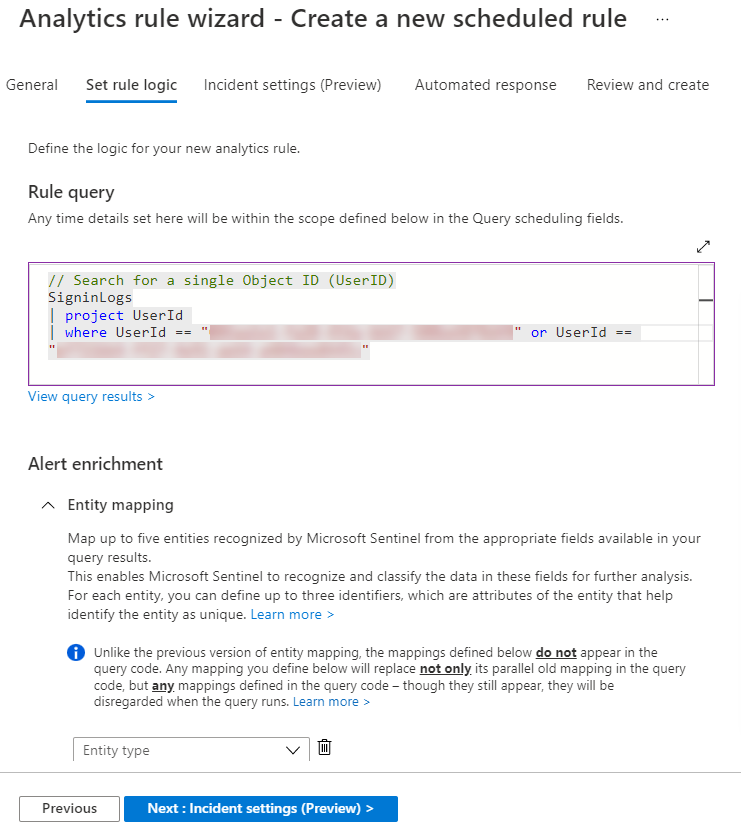 Microsoft Sentinel alert rule when a Break Glass account is used